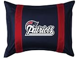 New England Patriots Sports Coverage Sidelines Pillow Sham NFL