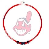 Phiten Cleveland Indians MLB Titanium X30 22 Necklace