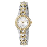Pulsar Femmes PTC388 cristal accentu&eacute;s deux tons Stainless Steel Watch