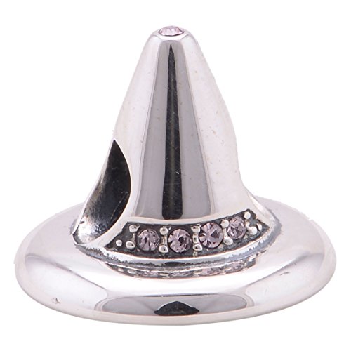 Bad Witch Hat 925 Sterling Silver Bead Fits Pandora Charm Bracelet