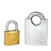 FJM Security SPRS60-KA Heavy Duty Shrouded Padlock With Triple Chrome Plating, Keyed Alike