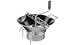 Kitchen & Housewares : Paderno World Cuisine 42574-37 Food Mill, Stainless Steel, #5, With 3 mm Sieve
