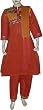 Shalwar Kamiz Printed Embroidered Cotton Dress Size L (slk366)