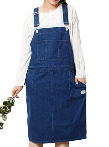 (Goldjapan)ゴールドジャパン 大きいサイズ 大きいサイズ レディース デニム サロペット ジャンパースカート コンビネゾン オーバーオール 体型カバー