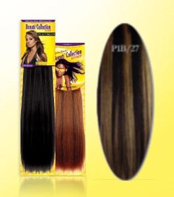 Beauti Collection Human Hair Weave -Yaki Weave 08" - #P1B/27 Piano Dark Blonde - Size: 08"