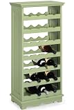 French Country 28 bottle Wine Rack, 28 BOTTLE, SAGE