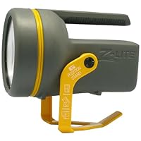 Lumilite 4850 Z-Lite 6-Volt/4D Cell Krypton Rubberized Lantern with D-Cell Adaptor and 6 Position Stand, Grey