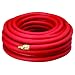 Amflo 552-50AE Red 300 PSI Rubber Air Hose 3/8" x 50' With 1/4" MNPT End Fittings