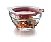 Rubbermaid Easy Find Lids Glass Food Storage Container, 1 Cup, Racer Red