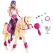 Mattel T2705-0 - Barbie & Champion Tawny, mit viel Zubeh�r