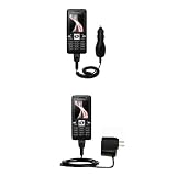 Essential Kit for the Sony Ericsson k610m - includes Car and Wall Charger with Rapid Charge Technology - Gomadic Brand w/ TipExchange Technology
