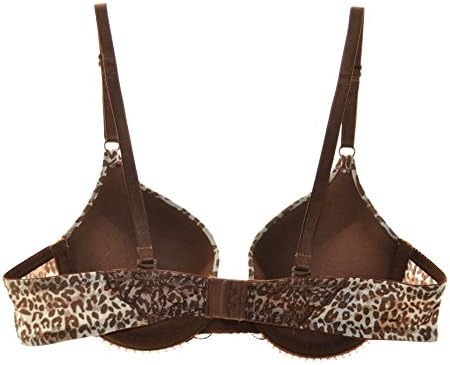 Lily of France Leopard Safa Print Gel Touch Demi Push up Bra 2131728 (38C, Leopard safari print)