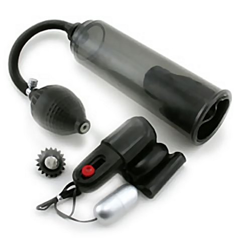 Jacks Hammer Male Enhancement Pump with Electric Massager and