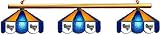 St. Louis Rams Pool Table Light - Stained Glass Shades