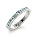 Jewelry - Aquamarine Swarovski Eternity Ring