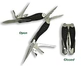 Delk 41151 Complete Angler's Tool Kit with Nylon Carry Case, Silver