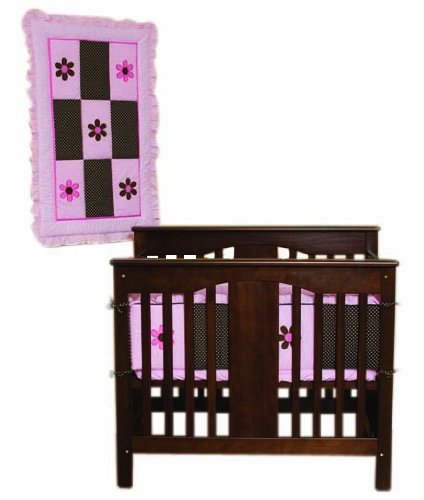 Pam Grace Creations Portable Crib Bedding Set - Pam's Petals product image