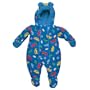 iPlay Fun Fleece Cuddlesuit, Royal, Small