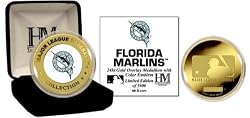 Florida Marlins 24KT Gold and Color Team Mint Coin Collection