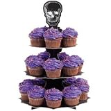 Wilton 1512-135 Halloween Skull Cupcake Stand, 1 Count Wilton 1512-135 Halloween Skull Cupcake Stand, 1 Count