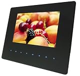 Braun - DigiFrame 7050 SLT - Cadre photo num&eacute;rique - &Eacute;cran LCD 7" (18 cm) - R&eacute;solution 768 x 480 - Format 16:10 - Design Super Slim (9 mm) - Boutons tactiles - Noir (Import Allemagne)