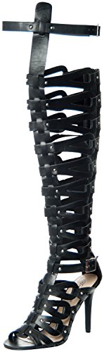 Breckelles-Womens-High-Heel-Gladiator-Sandals-Black-8