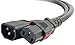C2G/Cables to Go 10361 Locking C14 to C13 10A 250V Power Cord, Black (10 Feet)