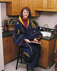 Moon & Star Cuddlewrap - 55 inches by 67 inches - Wearable Throw Blanket