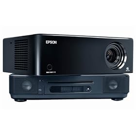 Epson MovieMate 72 HD All-in-1 Combo MultiMedia Projector with Built-in DVD Player and 4, Dolby DTS 5.1 Speakers