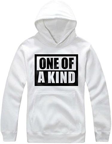 Kpop Bigbang Sweater ONE of a Kind Hoodie Fleeces (White, M)