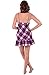 Del Rossa Women's Satin Nightgown, Lace Trimmed Camisole Chemise