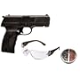 Crosman 1088 8-Shot Semi Automatic Air Pistol with Shooting Glasses and Ammo