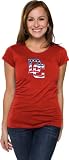 Washington Nationals Women's Primary Logo Fashion Cap Sleeve Tee