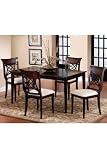 Glenmary 5-pc Rctngl Dinng Set Set Dark Cherry