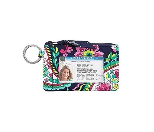 Vera Bradley Zip ID Card Case (Petal Paisley)