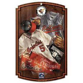Baltimore Orioles Wood Sign - Throwback Jersey