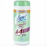 Lysol Citrus Scented Disinfecting Wipes with Micro-Lock Fibers, 35 Wipes per Canister RAC81145