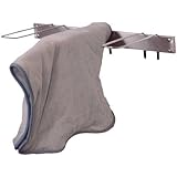Hydrocollator Towel Cover Drying Rack, 3 Hook Stainless