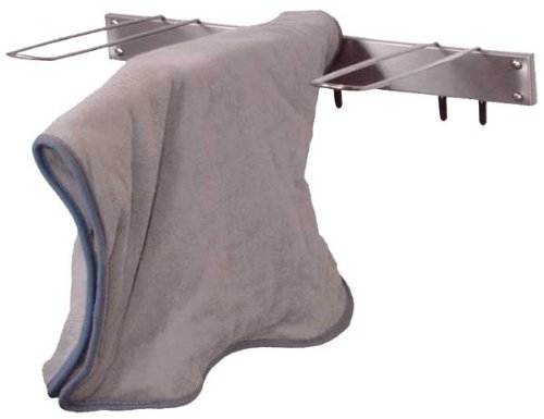 Detail image Hydrocollator Towel Cover Drying Rack, 3 Hook Stainless