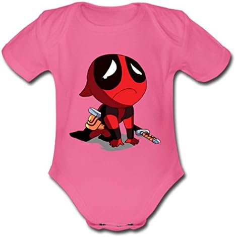 18 Months Infants Deadpool HotPink Bodysuit