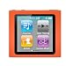 Premium Orange Soft Silicon Gel Skin Case Cover for the Apple iPod Nano 6 Gen, 6th Generation