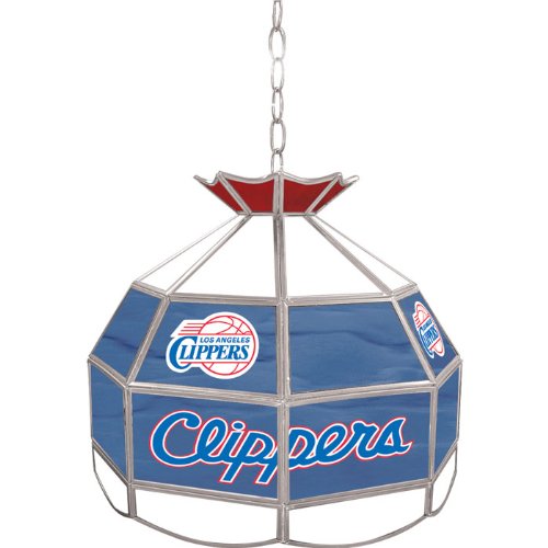 NEW Los Angeles Clippers NBA 16 inch Tiffany Style Lamp - NBA1600-LAC