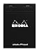 Rhodia Dot Pad - Staple Bound 6 x 8 Graph Notebook - Black