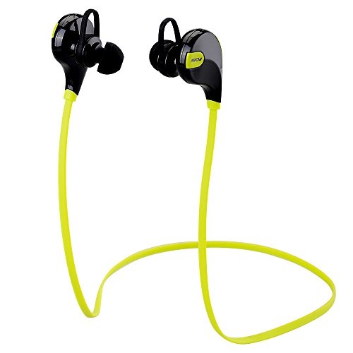 Mpow Swift Bluetooth 4.0 Wireless Sport Headphones Sweatproof Running Gym Exercise Headsets-Green