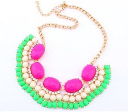 KB necklace Lovely Gothic Vintage Lady Bubble Fringe Bib Party Statement Necklace