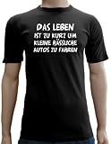 Produkt-Bild: Das Leben ist zu kurz... SLIMFIT T-Shirt S-XXL div. Farben