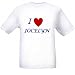 I LOVE JOCELYN - Name-series - White T-shirt