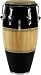 Latin Percussion Performer Series 11-3/4 Conga, Black/Natural Chrome Hardware