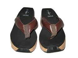 Corky's Wedge Sandals - Brown