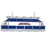 NHL4000-CA - NHL Colorado Avalanche Stained Glass 40 inch Lighting Fixtur